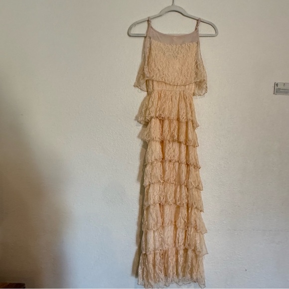 RAGA Woman's Lace Tiered Maxi Dress Size S - Picture 7 of 12
